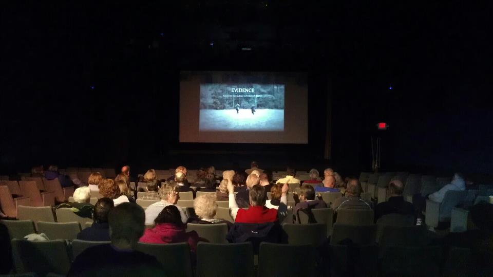 Justice Is Mind: Evidence screening at Old Mistick Village Art Cinemas.