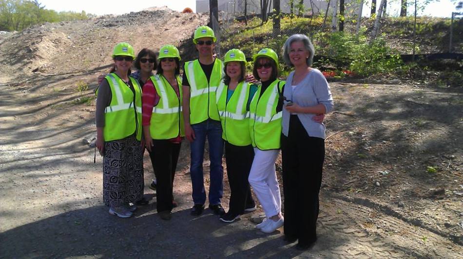 Touring New England Studios with several actors from Justice Is Mind.