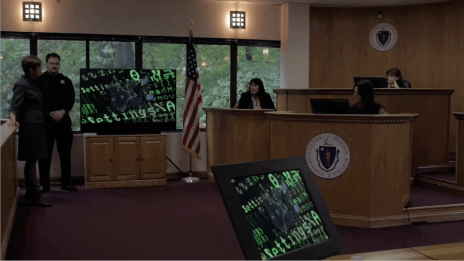 Dr. Pullman presents the FVMRI process in court.