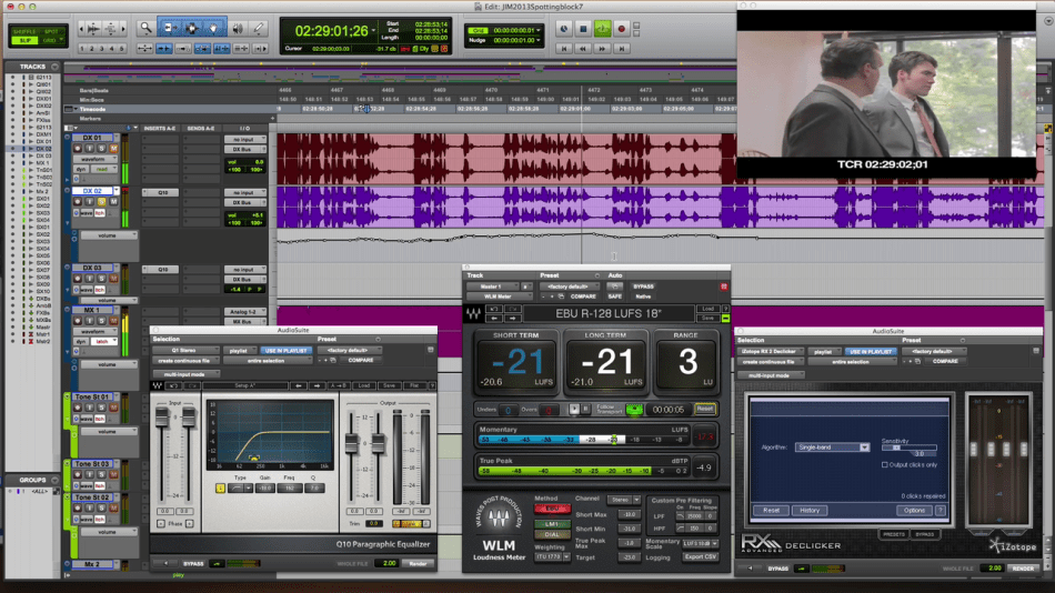 Not a NASA control station. Justice Is Mind being sound mixed.