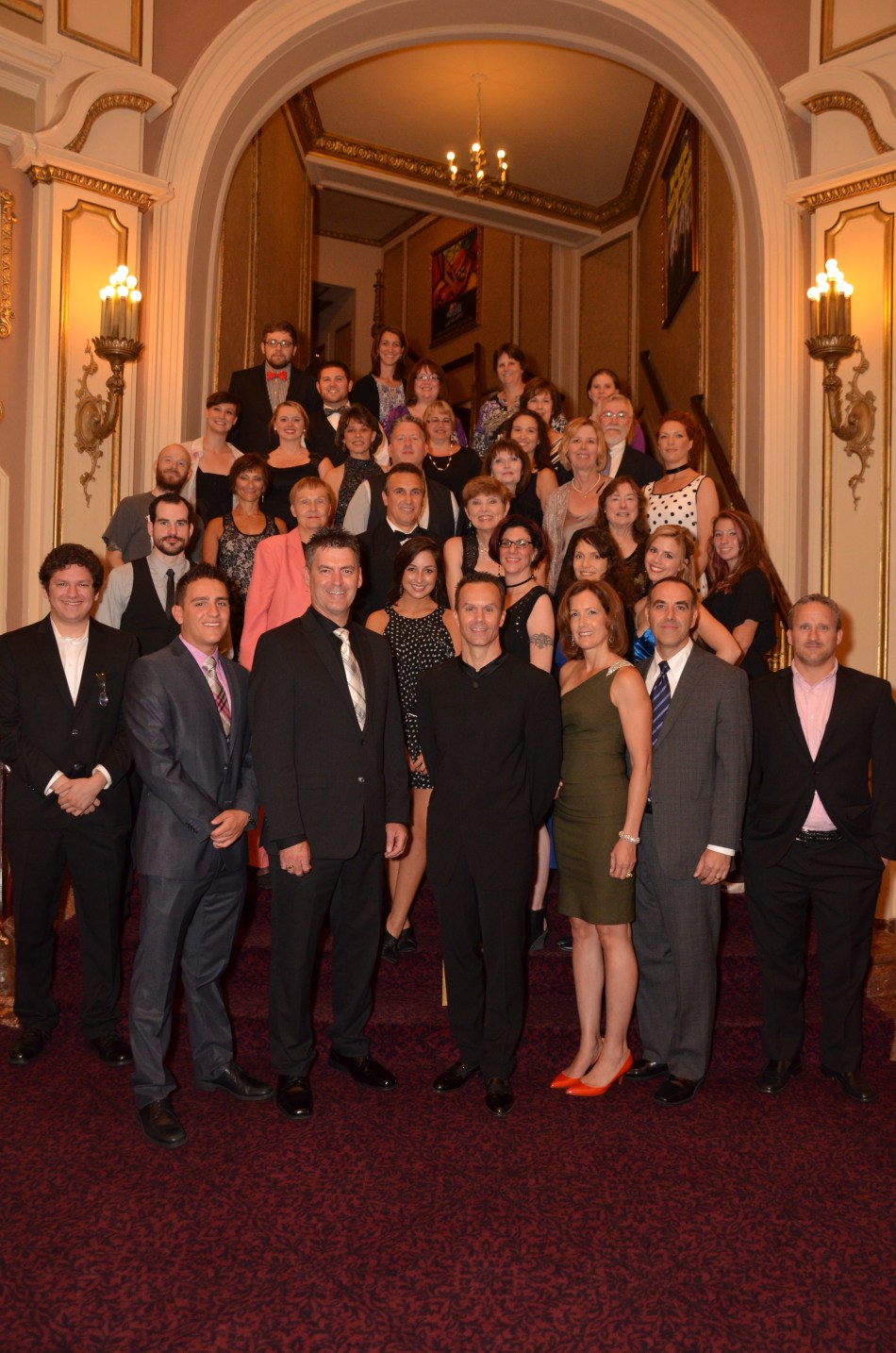 Justice Is Mind producers, cast and crew at the world premiere on August 18, 2013 - The Palace Theatre.