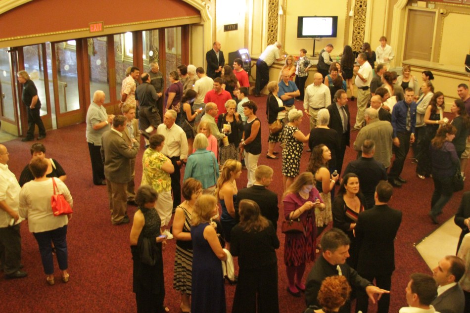 Audiences arriving for the world premiere of Justice Is Mind.