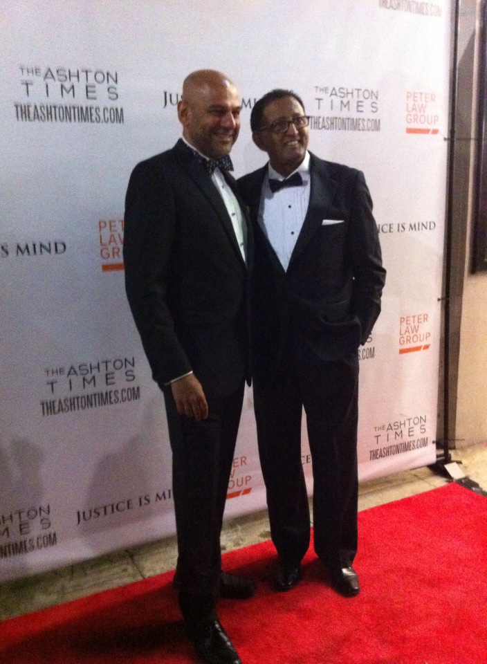 Producer Arnold Peter with Bollywood Star Chacko Vadaketh.