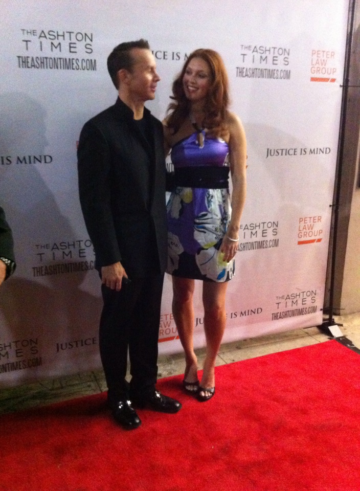 Mark Lund with Alianna Huffman (Stargate, Supernatural and Smallville).