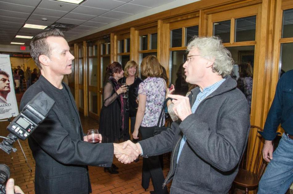 Meeting my cousin Jean Cote after more years than I can remember.