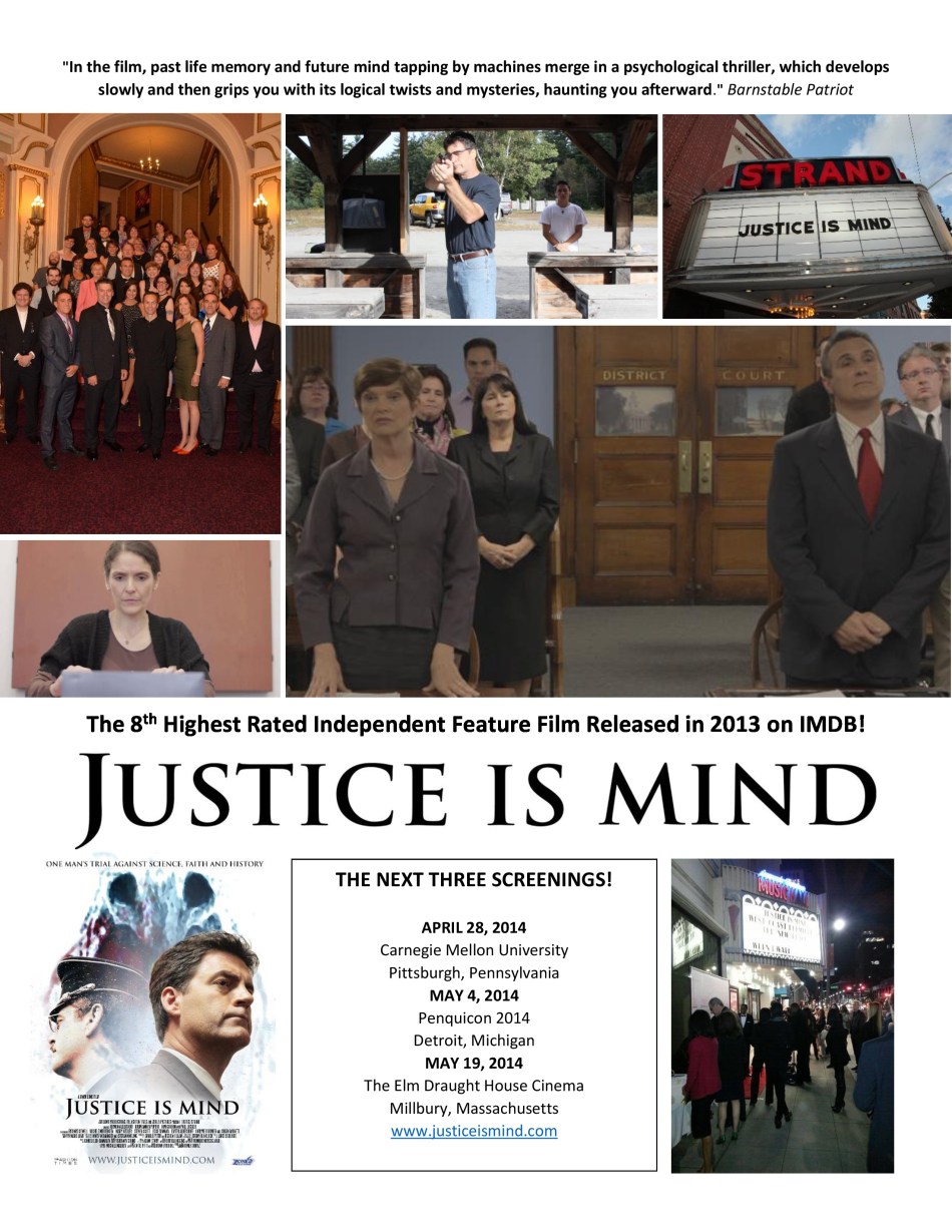 Justice Upcoming Screenings