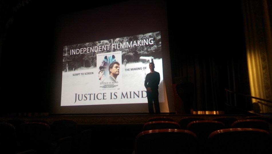 Just before the start of my filmmaking seminar on the Queen Elizabeth