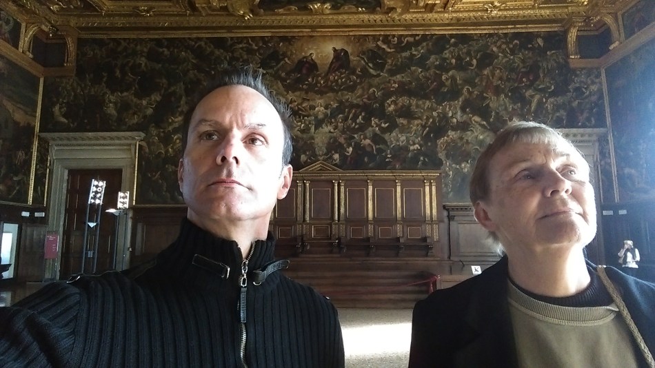 Touring the Doge's Palace in Venice, Italy.