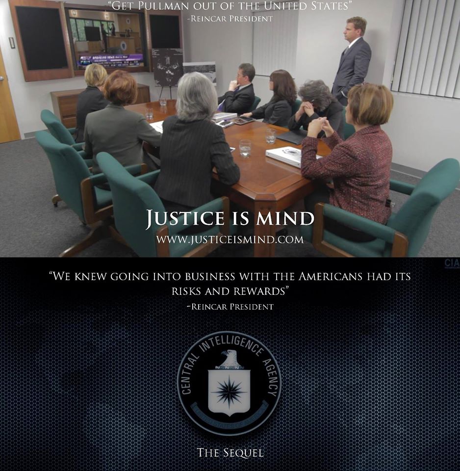 In Justice Is Mind we learn that Reincar Scientific was involved with United States intelligence agencies. In the sequel, we learn the extend of their involvement.