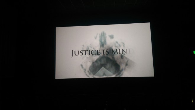 From the screen test at Cinemagic last week.