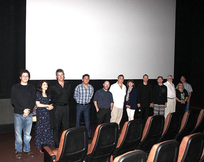 Introducing the cast and crew to the audience. Special thanks to Al Mercado as official photographer.