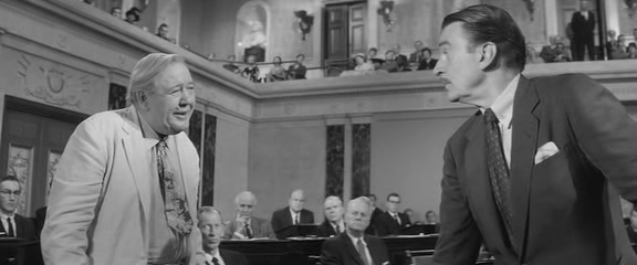 Charles Laughton and Walter Pidgeon in Advise & Consent (1962).