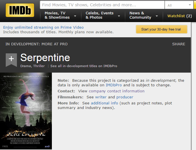 Serpentine   IMDb