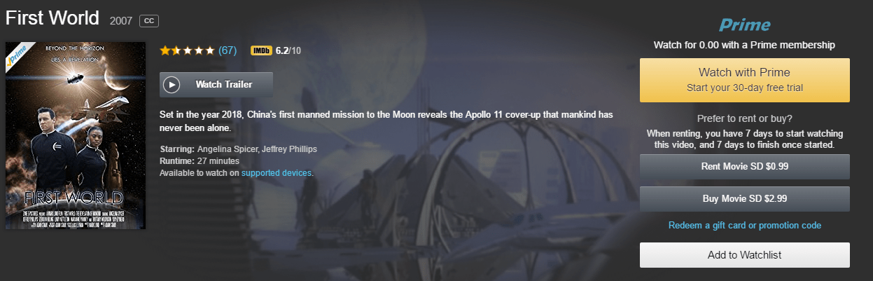 First World on Amazon