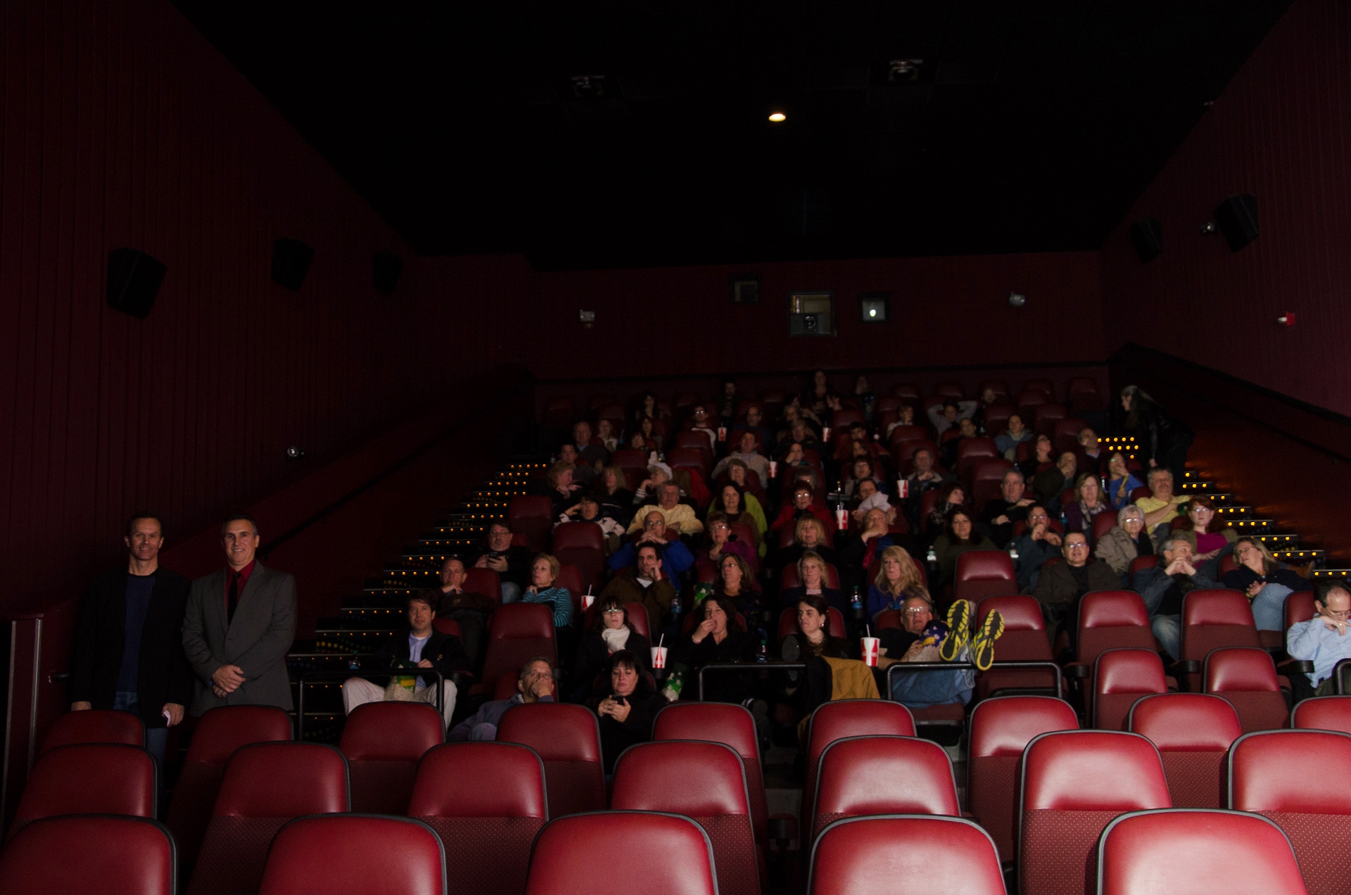 Mark Lund and Paul Lussier at the NH Premiere